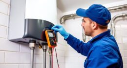 inspecting plumbing and heaters