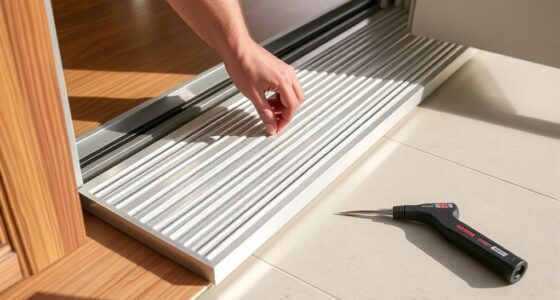 installing accessibility threshold ramps