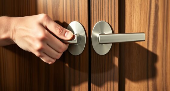installing lever style handles