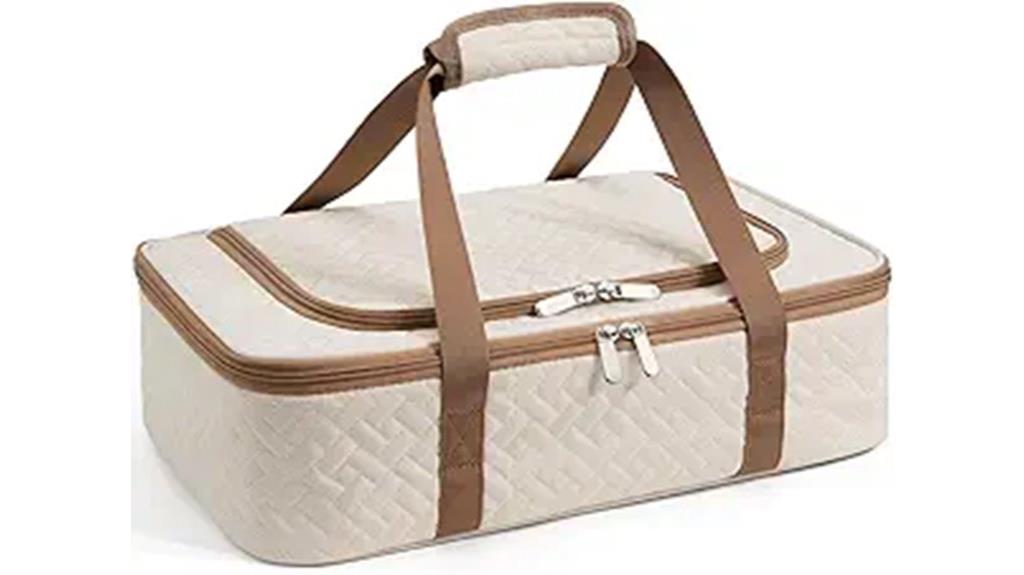 insulated food transport carrier