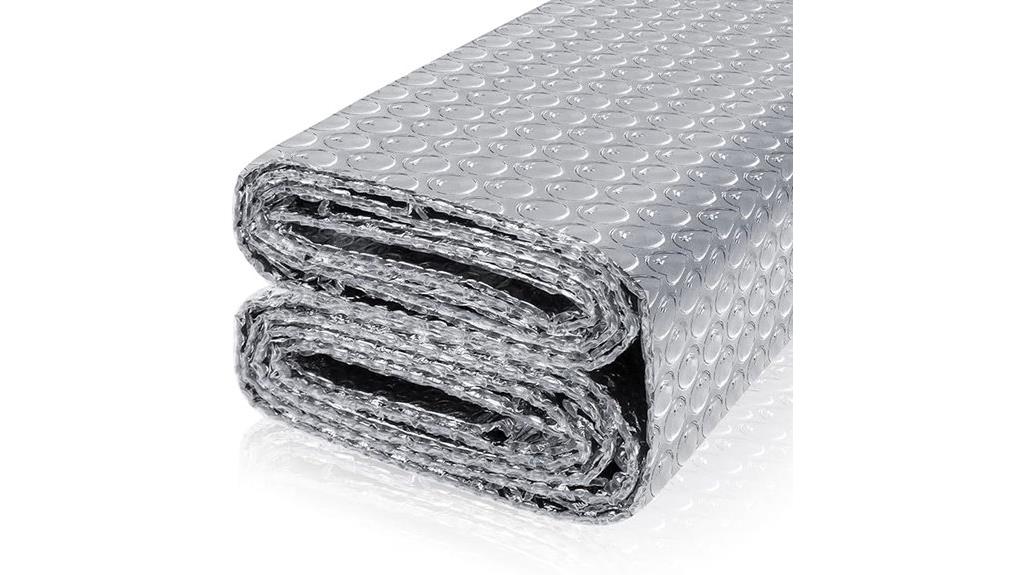 insulated reflective bubble sheet