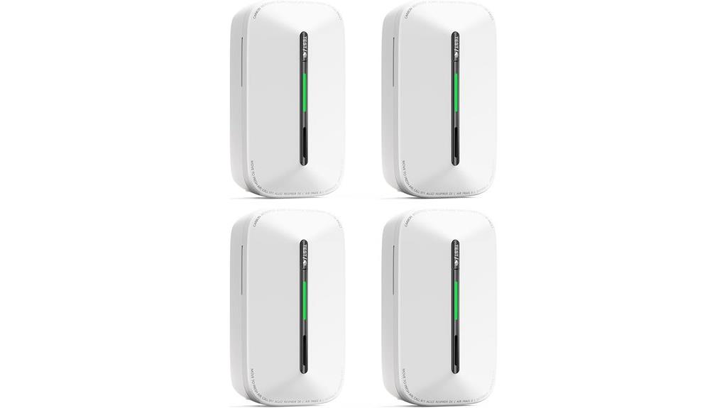 jemay 4 pack co detectors