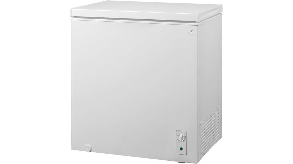 kenmore white garage freezer
