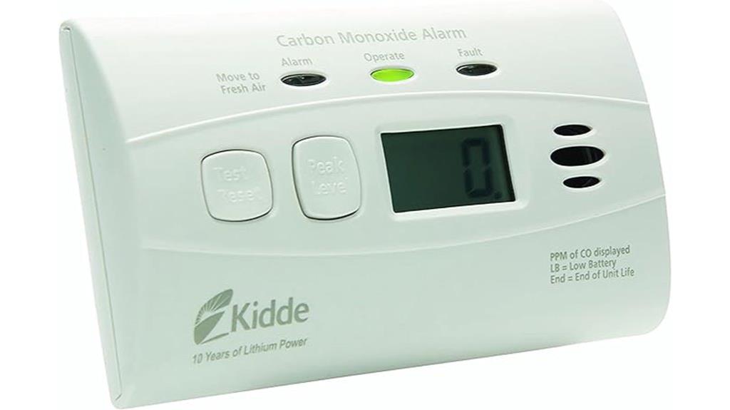 kidde 10 year co detector