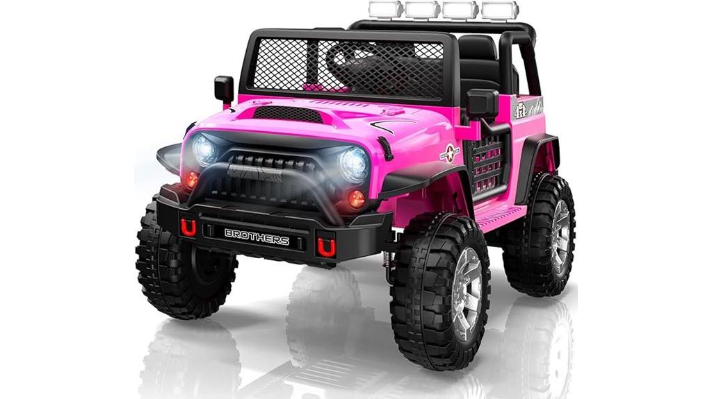 kids 2 seater ride on car