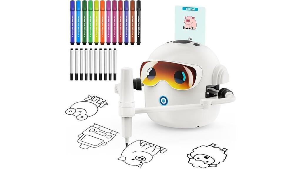 kids interactive drawing robot