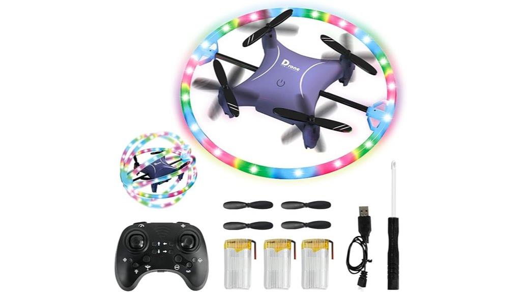 kids led drone features
