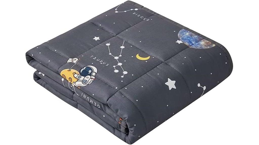 kids weighted blanket 36 x48 5 lbs