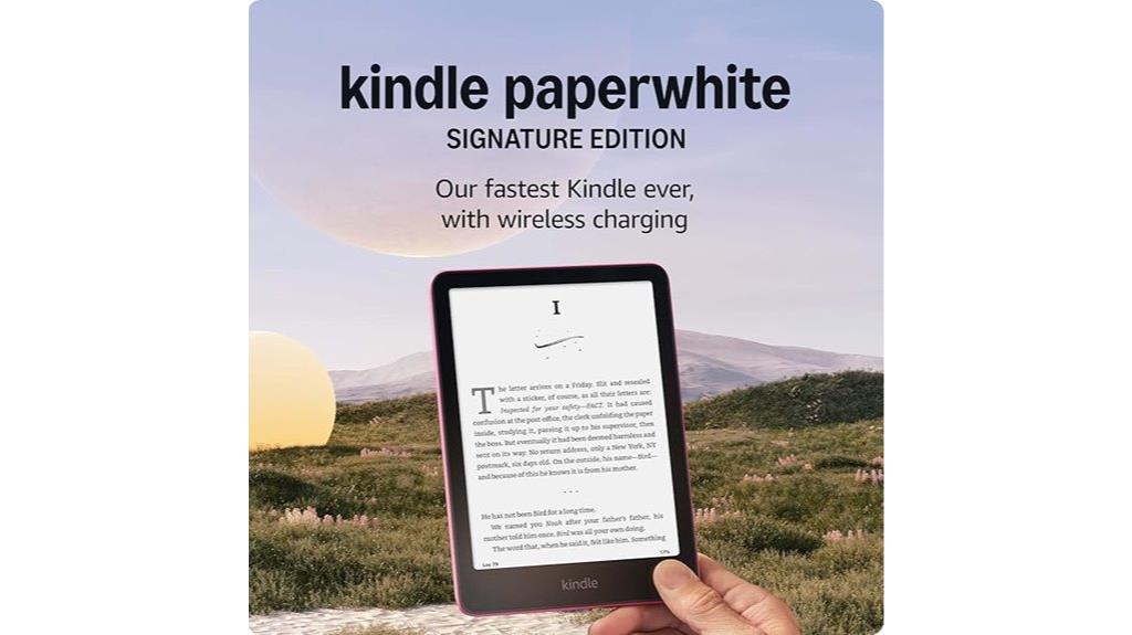 kindle paperwhite signature edition