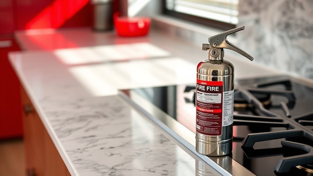 kitchen fire extinguisher considerations