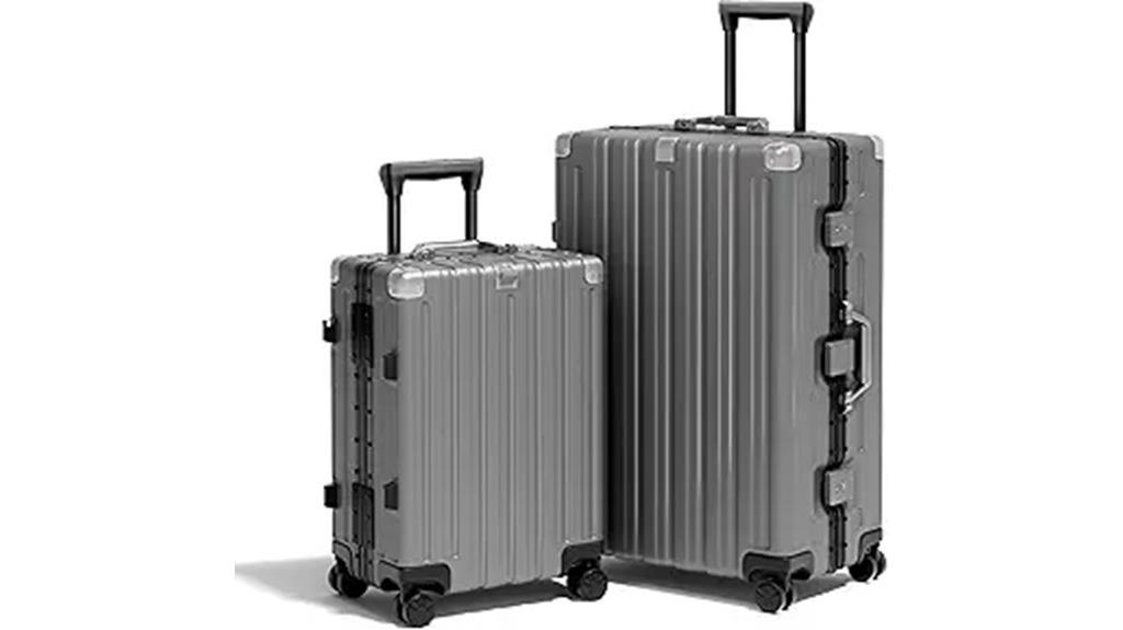 krute 2 piece spinner luggage