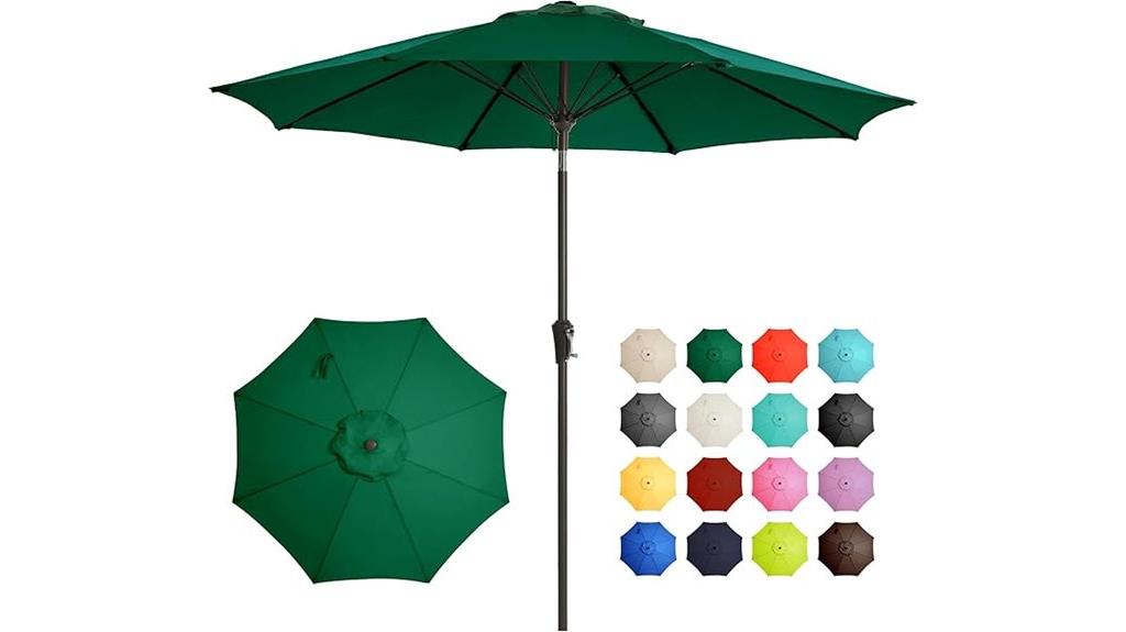 large 9ft patio umbrella