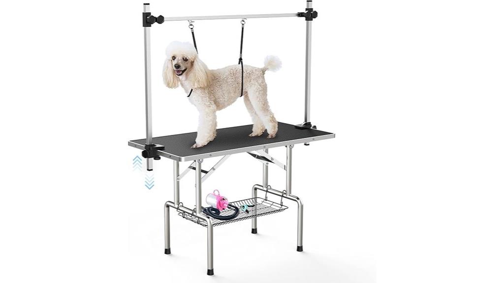 large adjustable grooming table