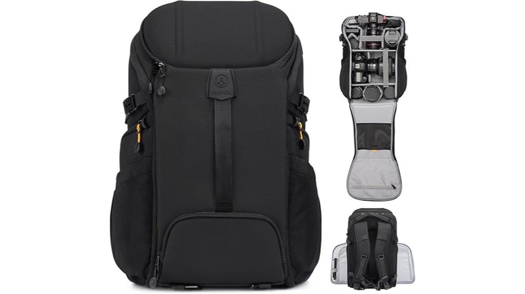 large camera backpack with raincover