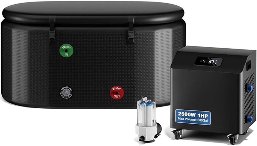 large capacity cold plunge