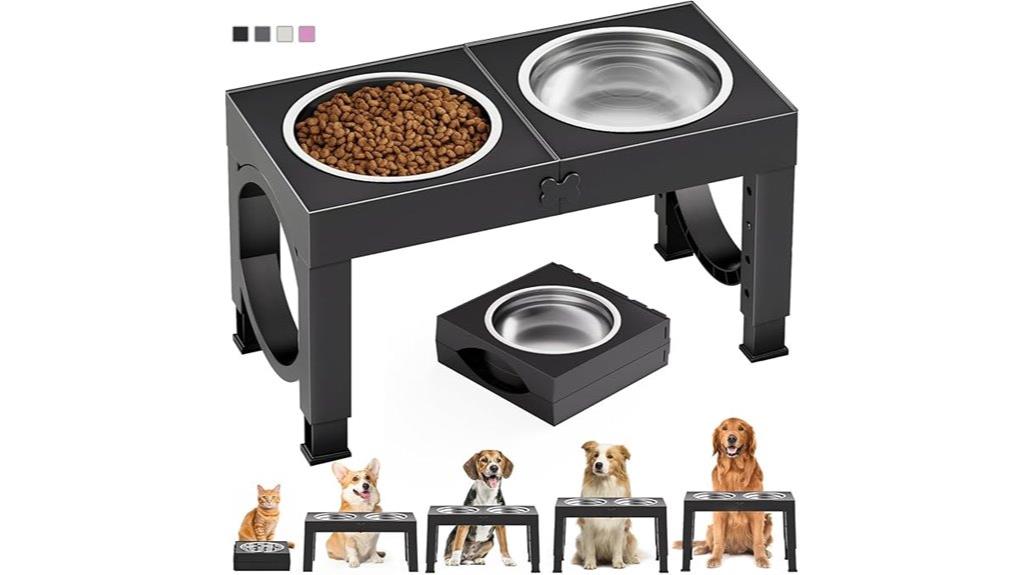 large elevated dog bowl
