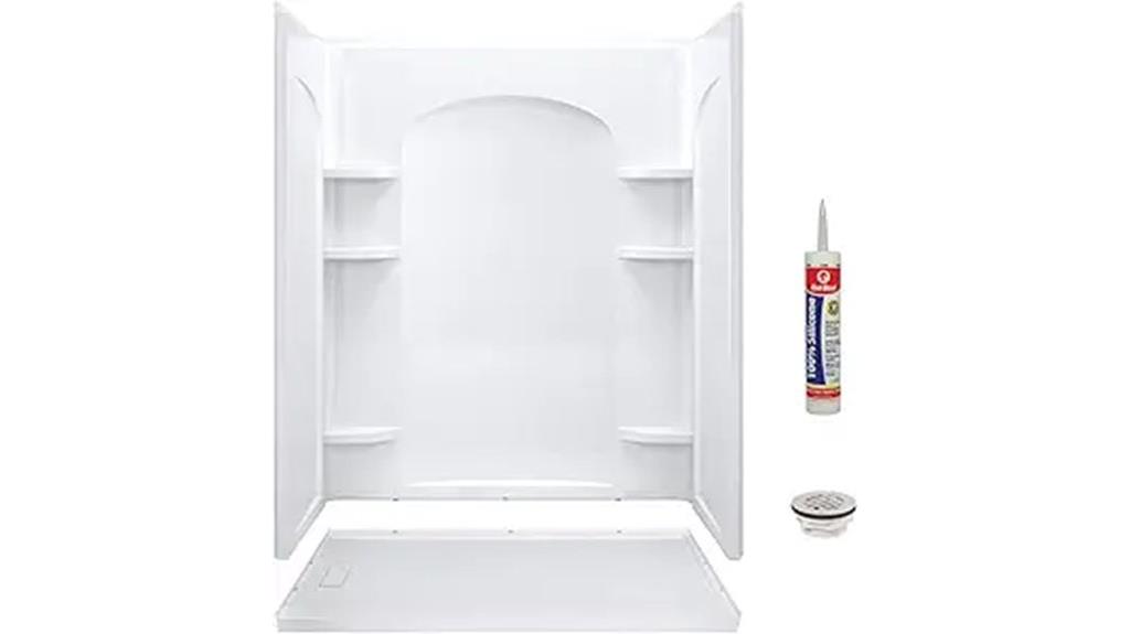 large low profile shower kit