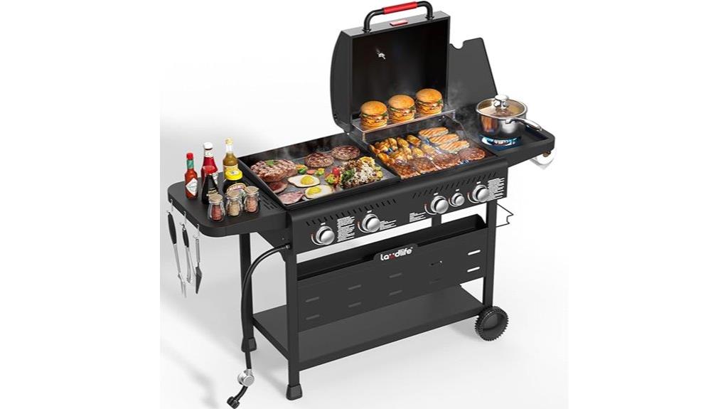 large multi function grilling station