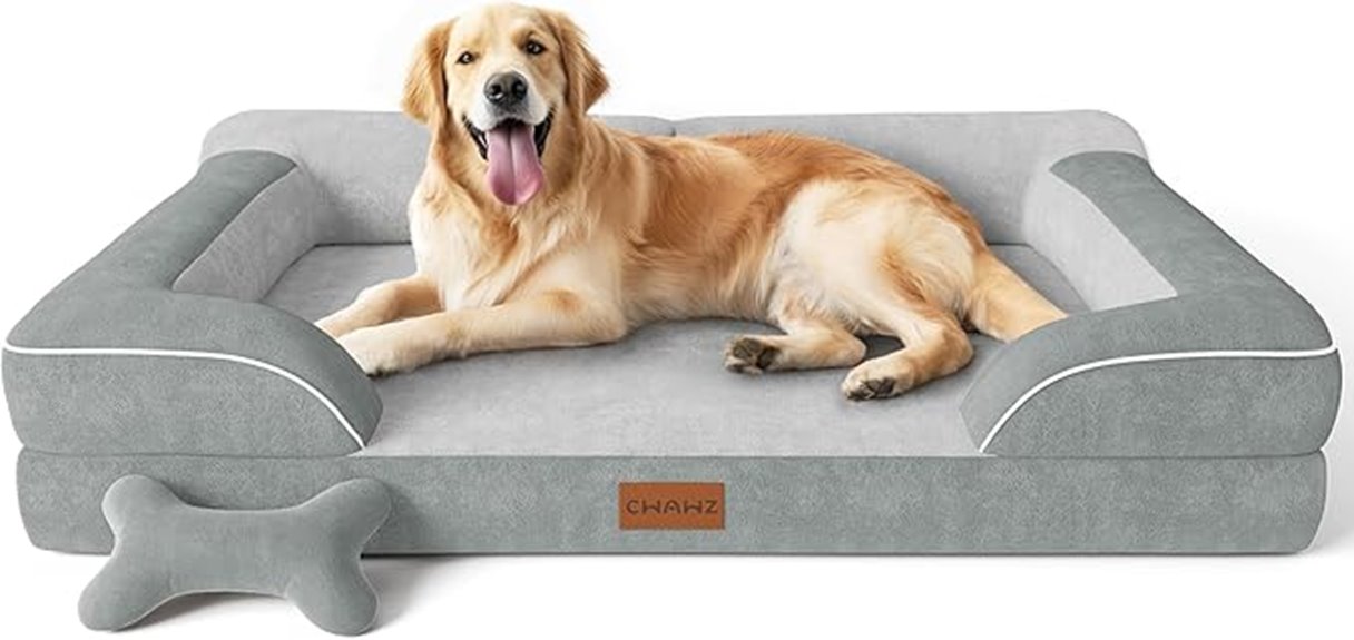large orthopedic dog bed