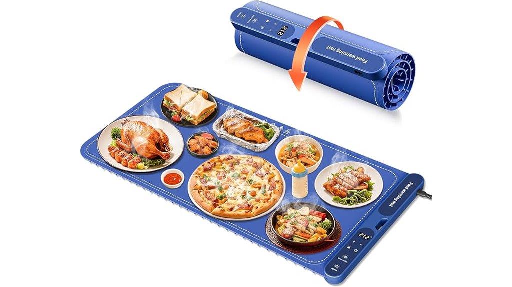 large silicone food warmer