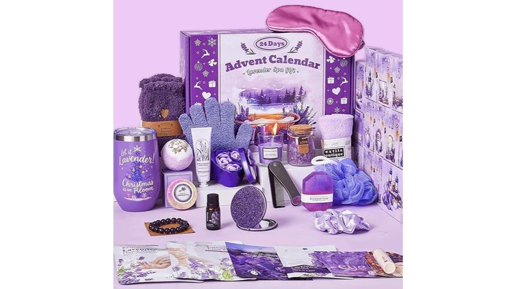 lavender spa women calendar