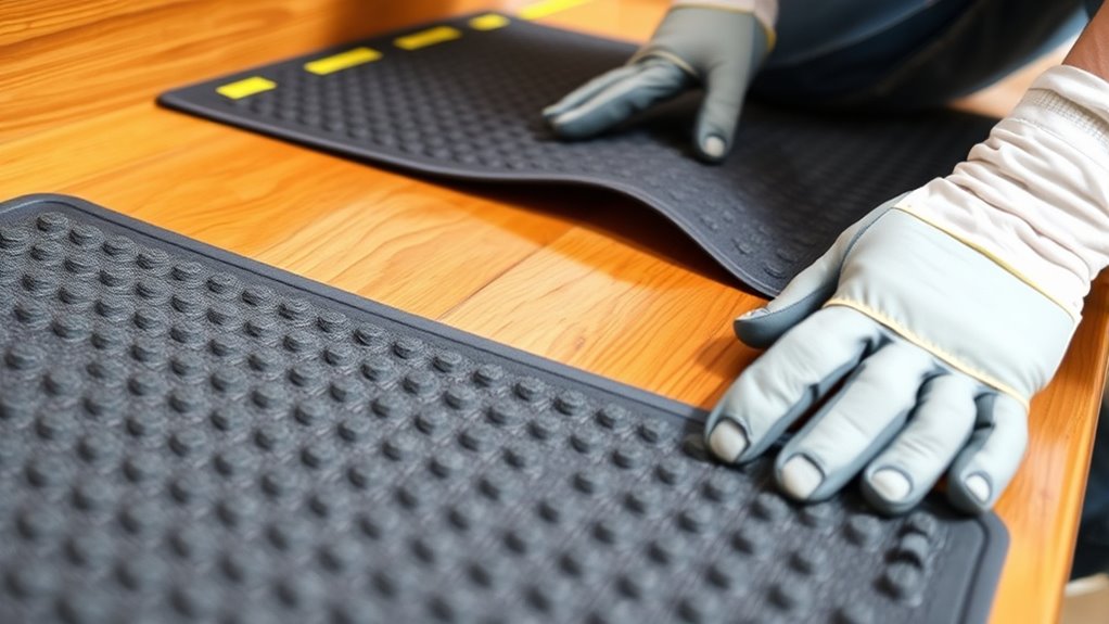 lay down safety mats