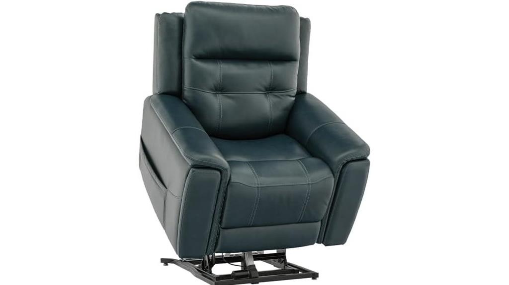 leather heated recliner