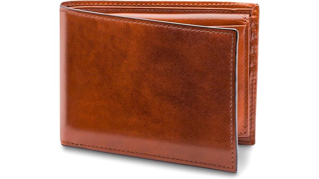 leather wallet with id