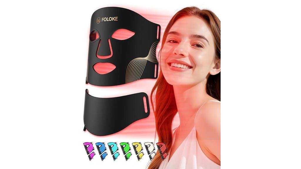 led skincare mask