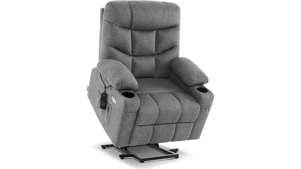 lift recliner with footrest