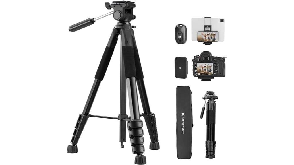 lightweight adjustable tripod