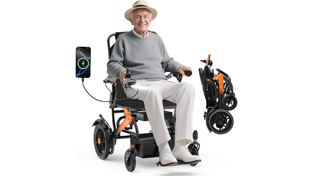 lightweight adult electric wheelchair