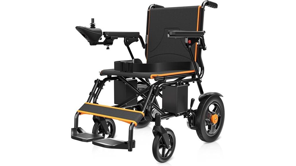 lightweight foldable electric wheelchair