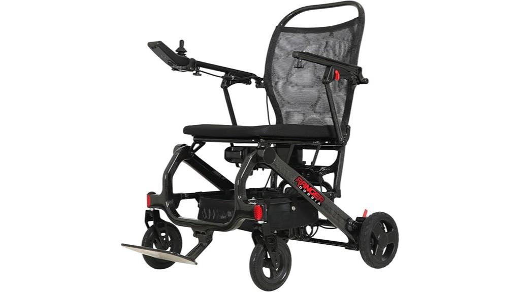 lightweight foldable electric wheelchair