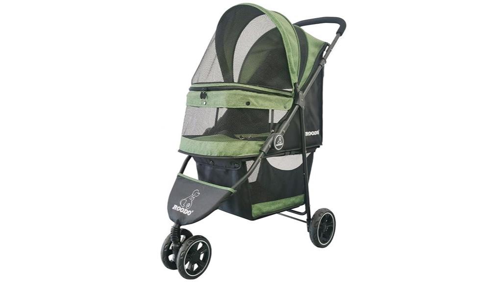 lightweight foldable pet stroller