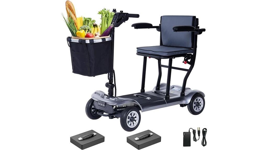 lightweight folding adult scooter