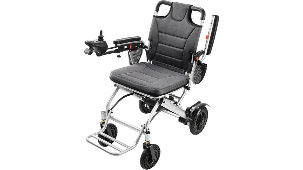 lightweight long range electric wheelchair