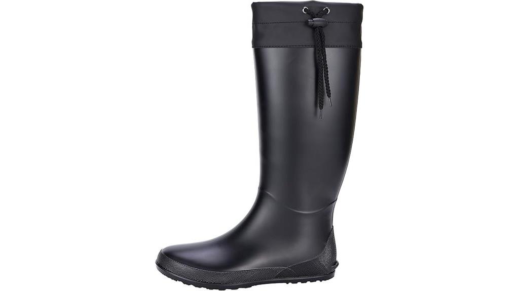 lightweight tall rain boots
