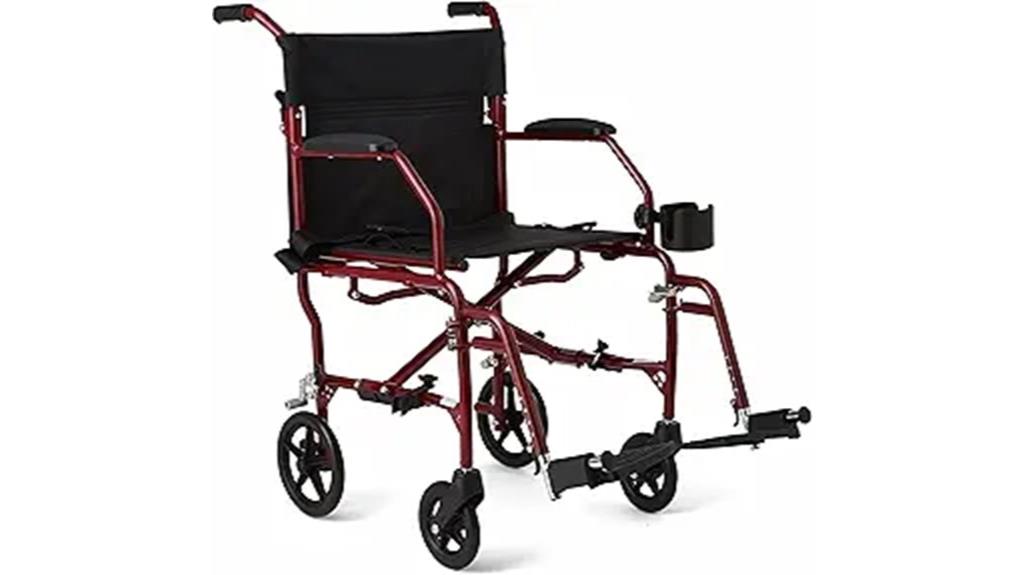 lightweight transport wheelchair