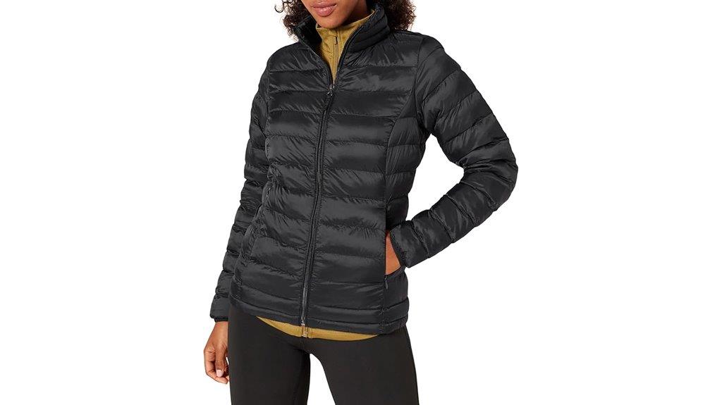 lightweight water resistant puffer