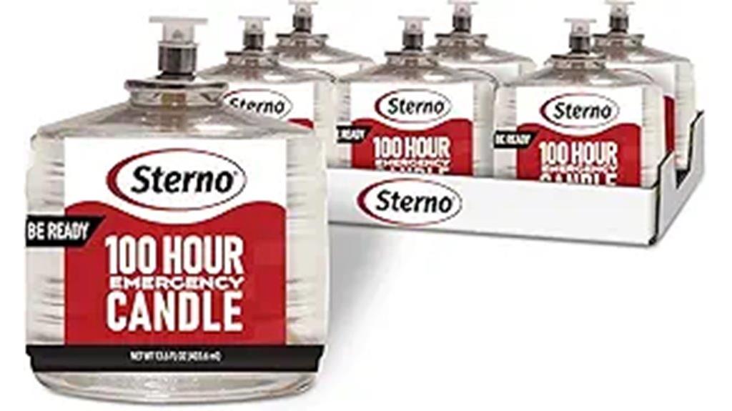 long lasting emergency candles