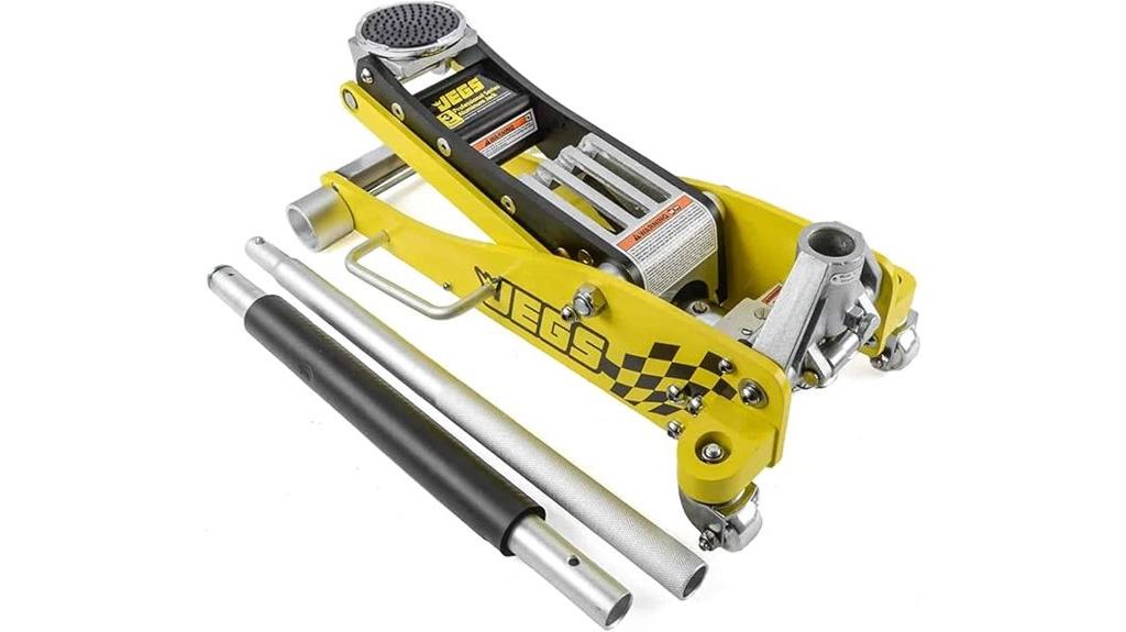 low profile aluminum jack