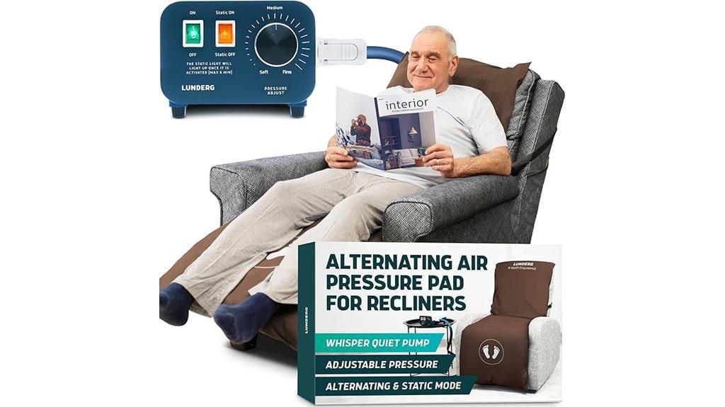 lunderg air pressure recliner