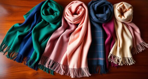 luxurious cashmere winter scarves