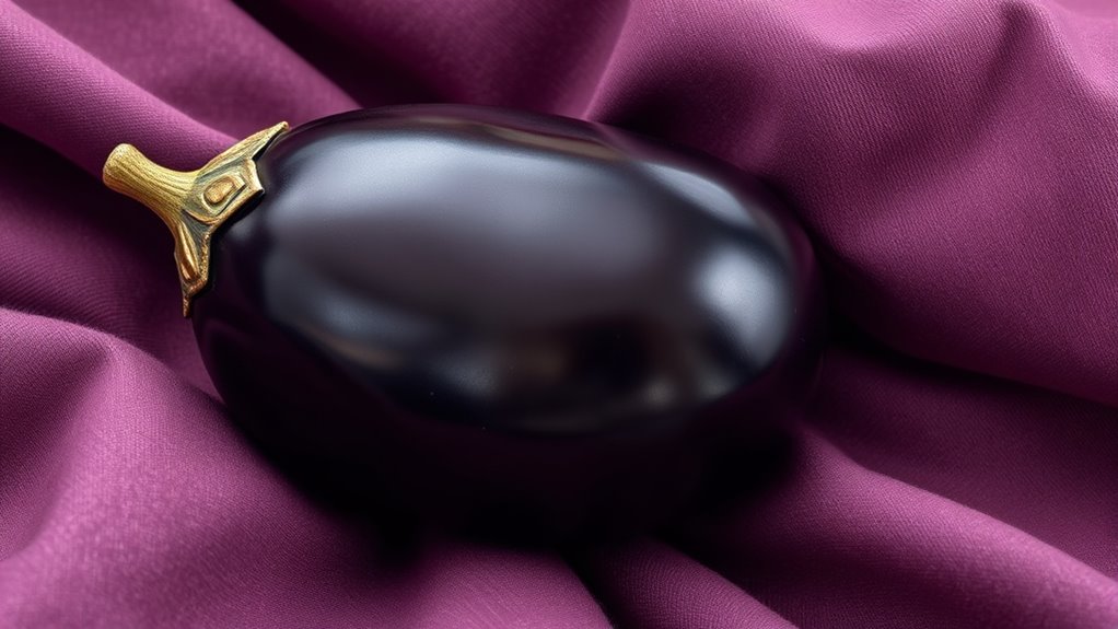 luxurious purple interior accents