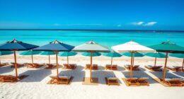 luxury beach umbrella options