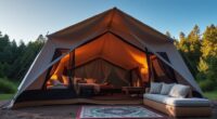 luxury camping tent options