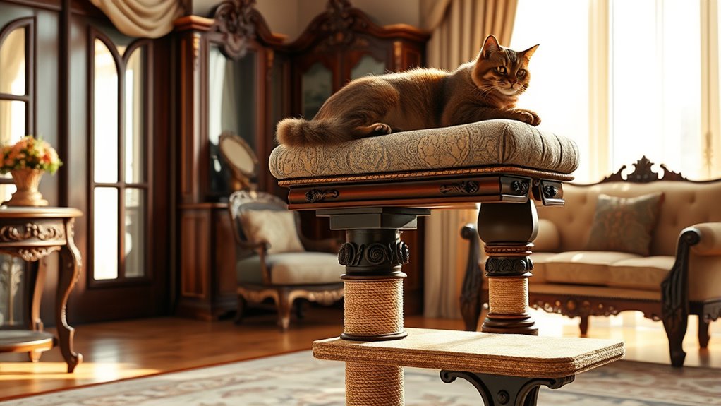 luxury cat scratching post list