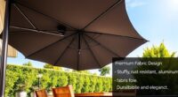 luxury durable outdoor shade