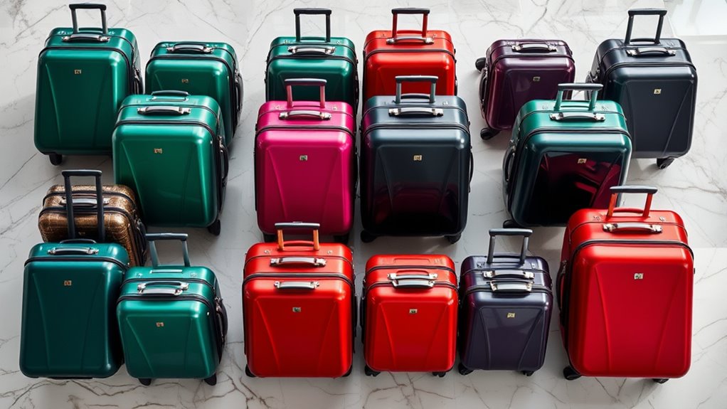 luxury durable suitcase collections